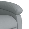 Stella Homewares Electric Stand up Massage Recliner Chair Light Grey Fabric