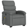 Stella Homewares Electric Stand up Massage Recliner Chair Dark Grey Fabric