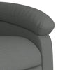 Stella Homewares Electric Stand up Massage Recliner Chair Dark Grey Fabric
