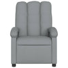Stella Homewares Massage Recliner Chair Light Grey Fabric