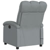 Stella Homewares Massage Recliner Chair Light Grey Fabric