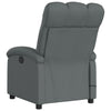 Stella Homewares Massage Recliner Chair Dark Grey Fabric