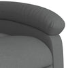 Stella Homewares Massage Recliner Chair Dark Grey Fabric