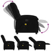 Stella Homewares Massage Recliner Chair Black Fabric
