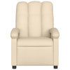 Stella Homewares Massage Recliner Chair Cream Fabric