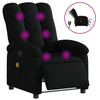 Stella Homewares Electric Massage Recliner Chair Black Fabric