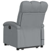 Stella Homewares Stand up Massage Recliner Chair Light Grey Fabric