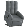 Stella Homewares Stand up Massage Recliner Chair Dark Grey Fabric
