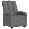 Stella Homewares Stand up Massage Recliner Chair Dark Grey Fabric