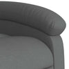 Stella Homewares Stand up Massage Recliner Chair Dark Grey Fabric