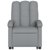 Stella Homewares Electric Stand up Massage Recliner Chair Light Grey Fabric