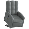 Stella Homewares Electric Stand up Massage Recliner Chair Dark Grey Fabric