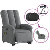 Stella Homewares Electric Stand up Massage Recliner Chair Dark Grey Fabric