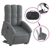 Stella Homewares Electric Stand up Massage Recliner Chair Dark Grey Fabric