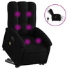 Stella Homewares Electric Stand up Massage Recliner Chair Black Fabric