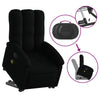 Stella Homewares Electric Stand up Massage Recliner Chair Black Fabric
