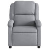 Stella Homewares Recliner Chair Light Grey Fabric