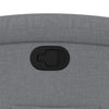 Stella Homewares Recliner Chair Light Grey Fabric