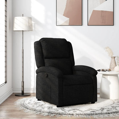 Stella Homewares Recliner Chair Black Fabric