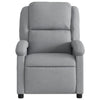 Stella Homewares Massage Recliner Chair Light Grey Fabric