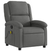 Stella Homewares Massage Recliner Chair Dark Grey Fabric