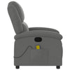 Stella Homewares Massage Recliner Chair Dark Grey Fabric