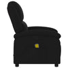 Stella Homewares Massage Recliner Chair Black Fabric