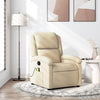 Stella Homewares Massage Recliner Chair Cream Fabric