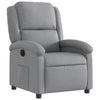 Stella Homewares Electric Recliner Chair Light Grey Fabric