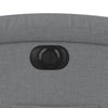 Stella Homewares Electric Recliner Chair Light Grey Fabric