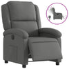 Stella Homewares Electric Recliner Chair Dark Grey Fabric