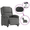 Stella Homewares Electric Recliner Chair Dark Grey Fabric