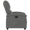 Stella Homewares Electric Recliner Chair Dark Grey Fabric