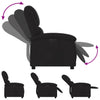 Stella Homewares Electric Recliner Chair Black Fabric