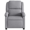 Stella Homewares Electric Massage Recliner Chair Light Grey Fabric