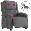 Stella Homewares Electric Massage Recliner Chair Dark Grey Fabric