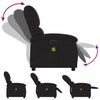 Stella Homewares Electric Massage Recliner Chair Black Fabric
