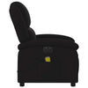 Stella Homewares Electric Massage Recliner Chair Black Fabric