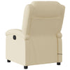 Stella Homewares Electric Massage Recliner Chair Cream Fabric