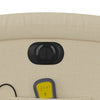 Stella Homewares Electric Massage Recliner Chair Cream Fabric
