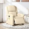 Stella Homewares Electric Massage Recliner Chair Cream Fabric