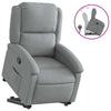 Stella Homewares Stand up Recliner Chair Light Grey Fabric