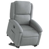Stella Homewares Stand up Recliner Chair Light Grey Fabric