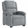 Stella Homewares Stand up Recliner Chair Light Grey Fabric