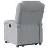 Stella Homewares Stand up Recliner Chair Light Grey Fabric