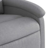 Stella Homewares Stand up Recliner Chair Light Grey Fabric