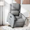 Stella Homewares Stand up Recliner Chair Light Grey Fabric