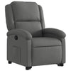 Stella Homewares Stand up Recliner Chair Dark Grey Fabric