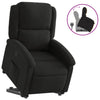 Stella Homewares Stand up Recliner Chair Black Fabric