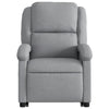 Stella Homewares Stand up Massage Recliner Chair Light Grey Fabric